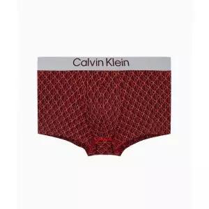 CALVIN KLEIN UNDERWEAR 남성 브러시드 마이크로파이버 스트레치 로우 라이즈 트렁크_NB412734Y