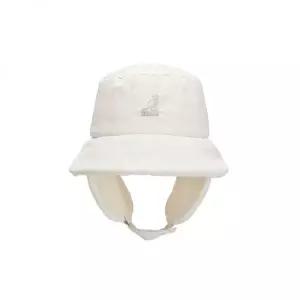 KANGOL KIDS 캉골 키즈 아동 유아 패디드 이어플랩 버킷햇 / 벙거지 모자 SF 0651 아이보리