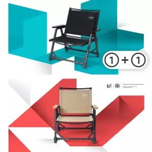 [롯데백화점]벙커노드 벙커노드 MOC Compact Chair [2-Pack] 컴팩트체어 경량 폴딩 로우 캠핑 체어