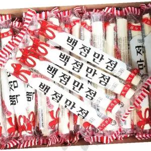 가락 엿 개별 포장 전통 간식 끈적한 식감 달콤한 맛 대용량 박스 포장 응원