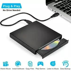 USB 외장 CD DVD 리더기 드라이브 20 CDROM DVDROM 버너 플레이어 노트북 데스크탑용