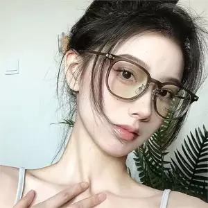 기능성 차단 안경 데일리 투명 뿔테 안경 컴퓨터 학생