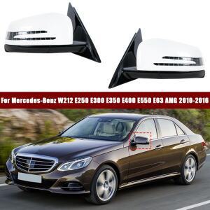 자동차 사이드 백미러 커버 어셈블리, 메르세데스-벤츠 W212 E250 E300 E63 AMG 2010-2016 용 액세서리