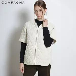 [꼼빠니아(compagna)] 다이아 누빔 반팔 패딩 점퍼 (택가격 199000)
