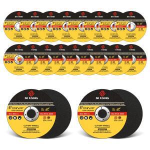 SI FANG 50-5피스 금속 커팅 디스크 125mm 5 인치 그라인더 블레이드 휠 앵글 스틸 목재 절단 용 액세서리