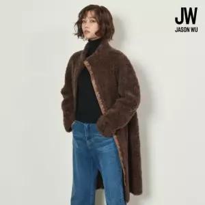 제이슨우 26FW Adeline 호주산 양모100% 컬리 롱 코트 (4 COLORS)
