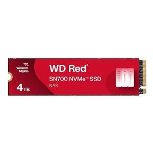 NAS 기기용 웨스턴 디지털 4TB WD 레드 SN700 NVMe 내장 솔리드 스테이트 드라이브 SSD - 3세대 PCIe M.2 2280 최대 3400MB/S WDS400T1R0C