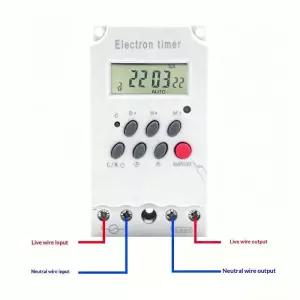 간판타이머 타이머스위치 30A 220V 디 이머 릴레이 스위치 24시간 7일 산업용