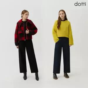 도티 26FW 여성 소프트 기모 본딩 데님 팬츠 2종
