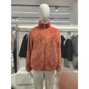 [갤러리아] 크로커다일레이디 포켓 하이넥 플리스 집업 자켓CLFWPF903
