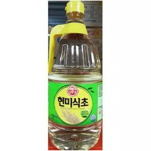 현미식초 (오뚜기 1.8L) 발사믹/탕수육용/도라지무침용/샐러드용/포장전문점/한식집/추석용
