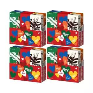 롯데웰푸드 빼빼로 캐리어 4입 184g, 4개 (총 16입)