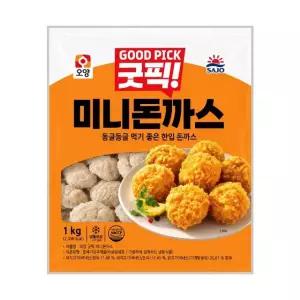 [G]사조오양 굿픽 미니 돈까스 1kg