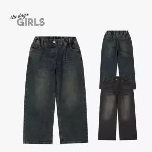 [더데이걸]스탠다드 와이드 기모 데님 TGTJ25W01 [모다아울렛 남양주점]_GN