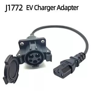EV 스테이션 충전 어댑터 J1772 to C13 플러그 방전기 커넥터 RV 캠핑카 전기용 EVSE