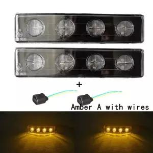 스카니아 호환 트럭 용 2pcs LED Sunvisor 램프 R420 R500 P400 R730 OEM 1798980 1910437 플러그 포함