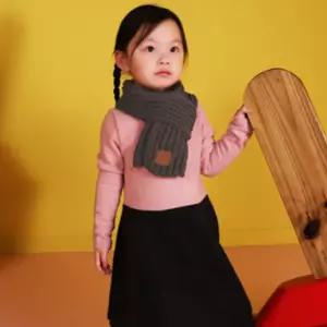 KC인증 120X9cm 아동 유아 니트 쁘띠 목도리 크리스마스 단체 선물 어린이집 유치원