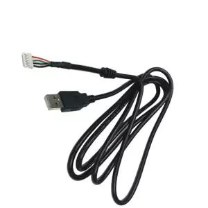 USB A Male 5핀 JST 커넥터 PH 2.0 플러그 케이블 블랙 골드 도금