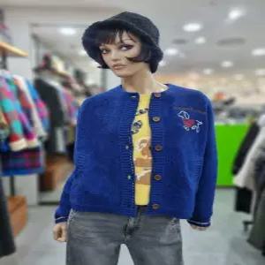 베네통/애플아울렛/테리 자수 가디건/BAKCC9661
