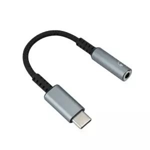 C type 오디오 젠더 C타입 to 3.5mm 스테레오 이어폰 젠더 AUX 10cm DAC 젠더