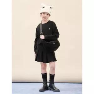 빈폴 키즈 벨벳틴 호보백 블랙 (BI59D2U015)