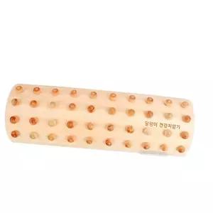(올핀)발지압 편백나무 지압기 소형 달팽이이중볼