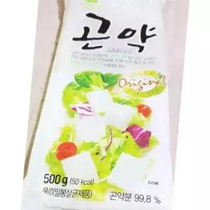 (다올)곤약 500g X20 대신 묵곤약 실곤약 곤약소바 일본곤약