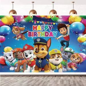 퍼피구조대 이 생일 파티 배경 터 사진 소품