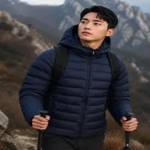 파라고나 남성 겨울 방한 후드 경량 패딩 자켓 C24J401