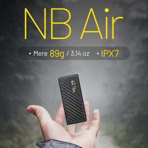 NITECORE NB Air 5000mAh 모바일 전원 은행 방수 탄소 섬유 전화 USB-C 고속 충전 PD QC3.0 출력