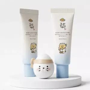 [쿨링진정/쌀알춘식이스트레스볼] 조선미녀 맑은쌀 선크림 아쿠아프레쉬 50ml 2입 기획