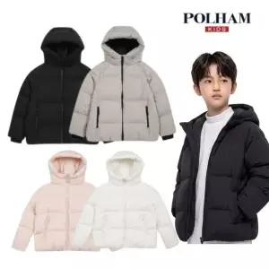 폴햄키즈 남여공용 덕다운 후드점퍼 클라우드 에어 PKF4JP3040