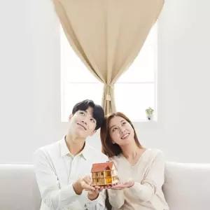 셀프 암막 커튼 패브릭 붙이는 가림막 커텐 1.5x2m 가림막커튼 암막커텐 거실