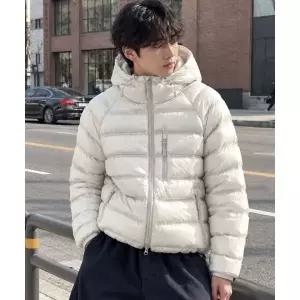 언더오프 UNDEROFF 사은품 증정 2WAY 시어 라이트 웨이트 패딩 자켓 아이보리 UR47 3825639