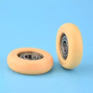 5 개 8x36x10mm 608ZZ 코팅 베어링 원형 풀리 휠 델린 폼 롤러 서랍 트랙 가이드 휠 실드 롤링 풀리