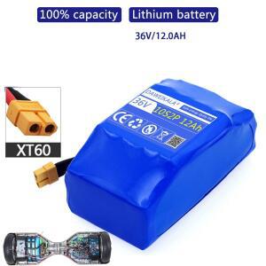 36V 12000mAh 업그레이드 버전 호버 보드 자체 균형 스쿠터 전기 외발 자전거 장거리 용 BMS가있는 리튬 이