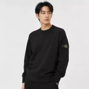 스톤아일랜드 26FW 와펜로고 오가닉 코튼 플리스 남성 맨투맨 L2S156100008 S0051 V0029