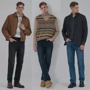 [뱅뱅]25FW 남성 라이크라 이중직 기모 데님 3종638060