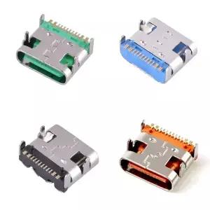 10Pcs 16Pin SMT 소켓 커넥터 마이크로 USB  C 3.1 암 배치 SMD DIP PCB 고전류 충전