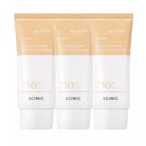 SCINIC 엔조이 파데스킵 톤업 선크림 50g 3개 SPF50+PA++++
