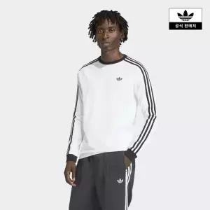 매장정품 아디다스 ADIDAS KE3545 3 스트라이프 롱 슬리브 티셔츠 캐주얼룩 오