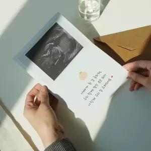 임밍 서프라이즈 아웃 카드 임신소식알리기 임신알리기