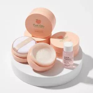 SKINFOOD [핑크자몽아하토너14ml ] 피치뽀송 멀티 피니시 파우더 15g