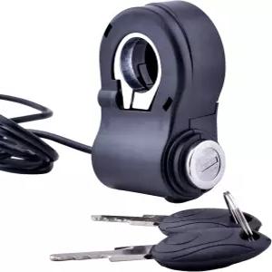 범용 자전거 키 점화 스위치 12V-96V 전기 및 우수 방지 스쿠터 2선 잠금 교체