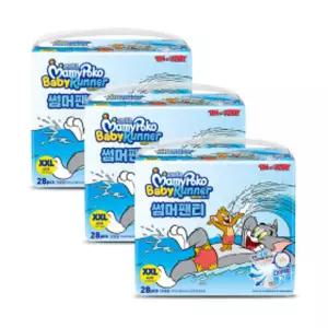 마미포코 베이비러너 팬티 기저귀 점보 28p 공용 3팩(1BOX)