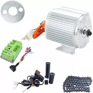 전동 브러시리스 모터 키트 48V 2000W 4300RPM 포드 드라이버 컨트롤러 45A가 장착된 고 카트 T8F 스프로켓