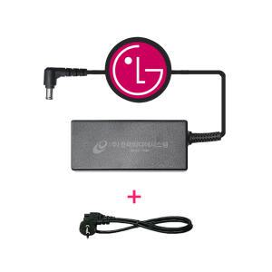 LG 40W 모니터 어댑터 27MA73D 27MA53DW 27MA53D 전원케이블 포함