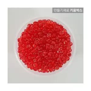 슬라임만들기재료 파츠 피쉬볼 빨강 50g MK