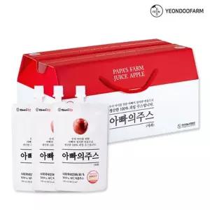 [하프클럽/연두팜]아빠의주스 사과즙 30개입 1박스 100ml