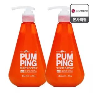 [엘지생활건강]페리오 펌핑치약 시트러스 285g x 2개